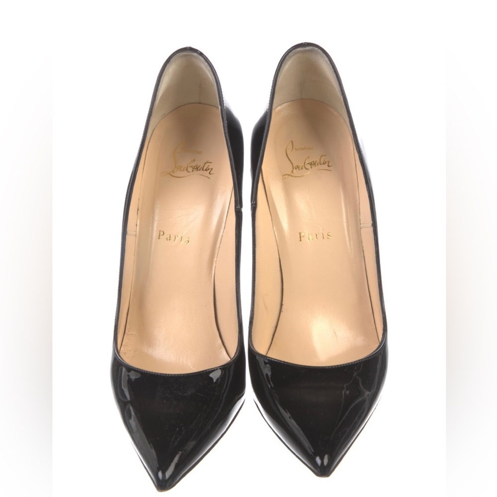 Christian Louboutin So Kate Black Patent Pumps 41 EUR